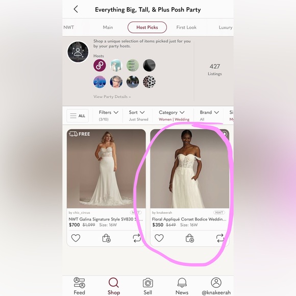HOST PICK ✨ Floral Appliqué Corset Bodice Wedding Gown 🤍 - Picture 17 of 17